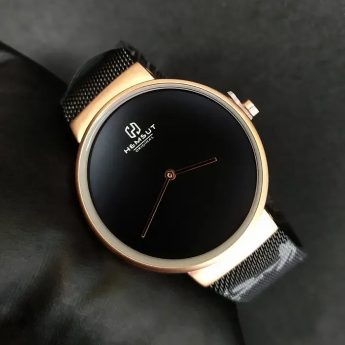 Чоловічі годинники Hemsut Men Black - зображення 9