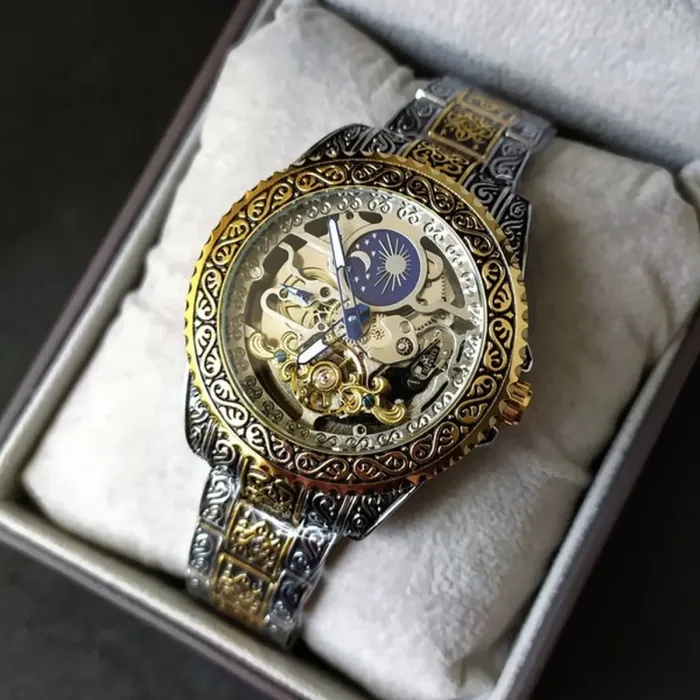 Чоловічий механічний годинник Forsining Dubai - зображення 10