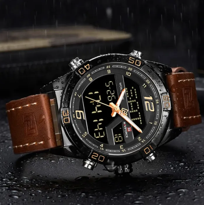 Чоловічі годинники Naviforce Legion Brown NF9128 - зображення 4
