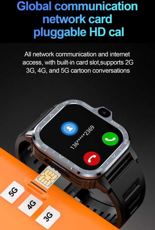 Розумний смарт годинник Smart Nova Sim Rubber Black, 2 ремінці - зображення 5