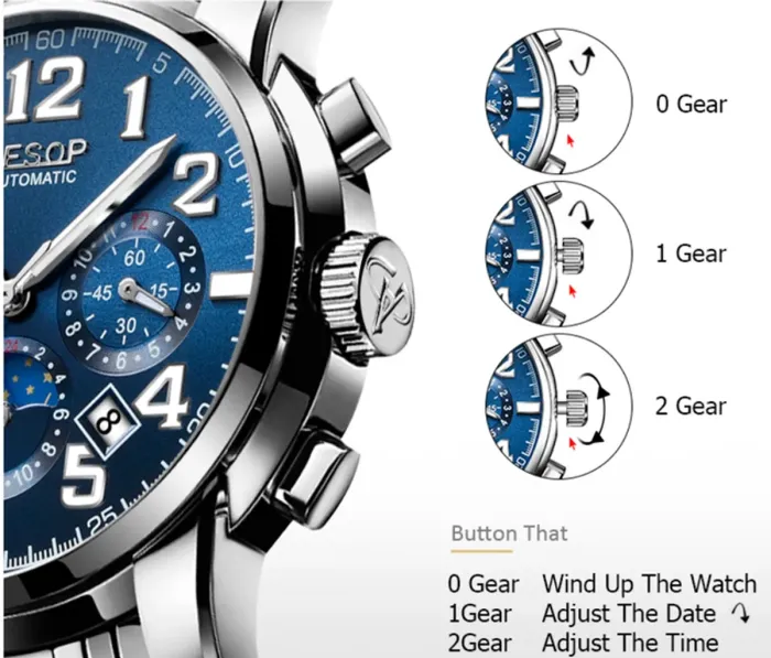 Чоловічі годинники Aesop Original - зображення 8