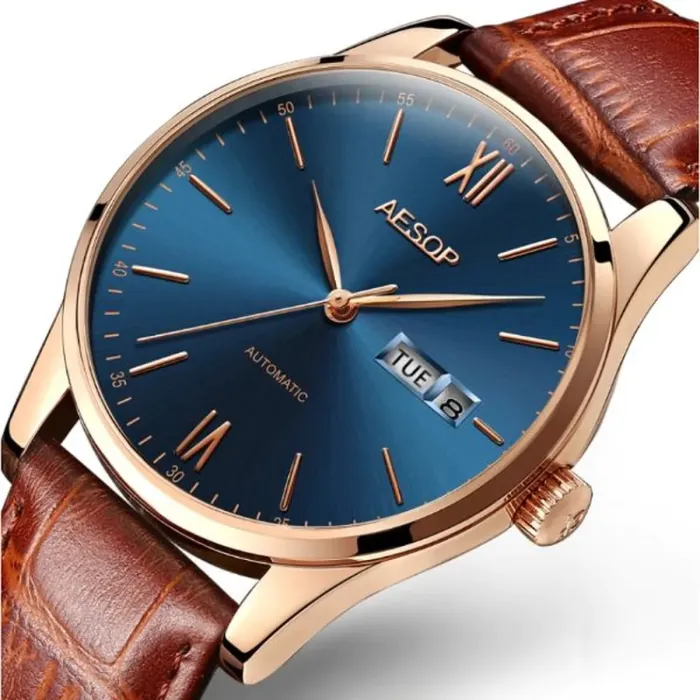 Чоловічі годинники Aesop Brown - зображення 1