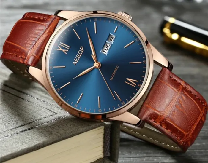 Чоловічі годинники Aesop Brown - зображення 3