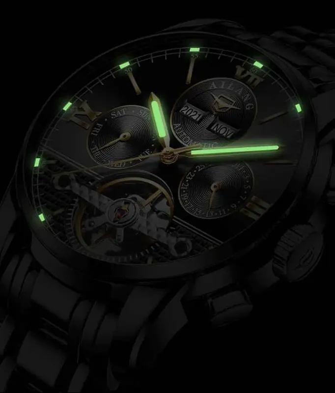 Чоловічі годинники Ailang Classic - зображення 5