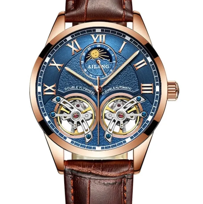 Чоловічі годинники Ailang FlyWheel - зображення 2