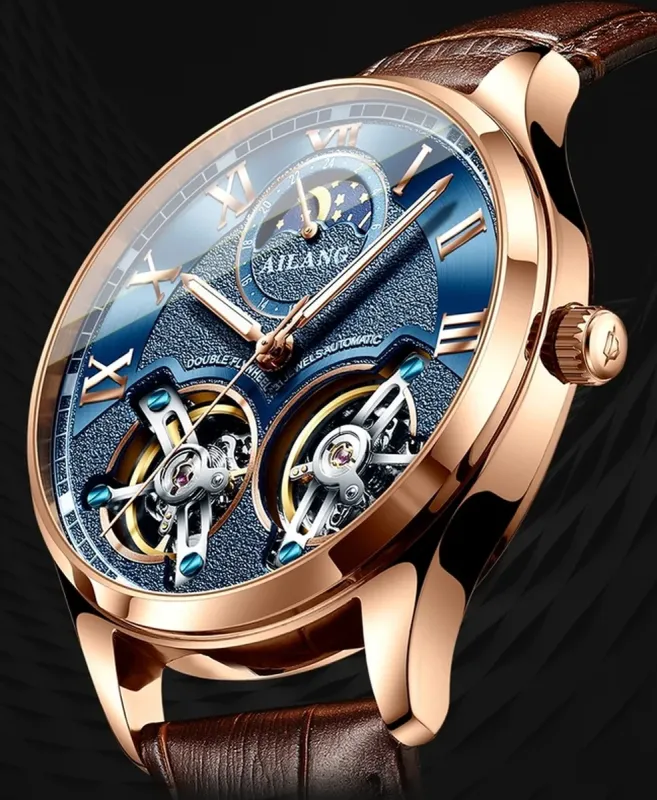 Чоловічі годинники Ailang FlyWheel - зображення 6