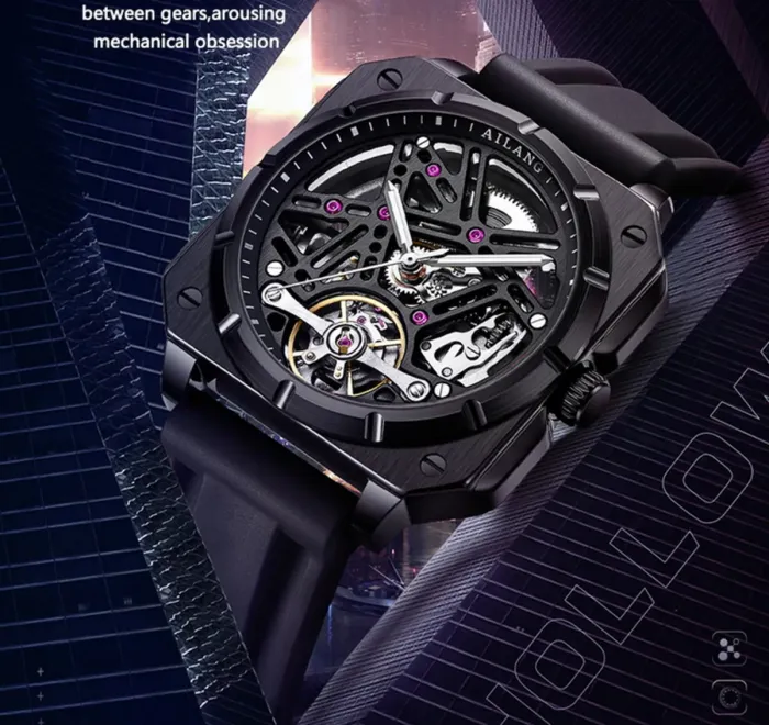 Чоловічий механічний годинник Ailang Space - зображення 4