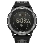 Чоловічий водостійкий спортивний тактичний з компасом годинник North Edge Alps Flex Grey з компасом