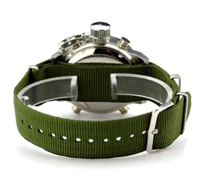 Чоловічий спортивний водостійкий тактичний годинник AMST Mountain Green - зображення 5