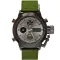 Чоловічий водостійкий спортивний тактичний годинник AMST Mountain Green, 2 ремінці