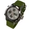 Чоловічий водостійкий спортивний тактичний годинник AMST Mountain Green, 2 ремінці