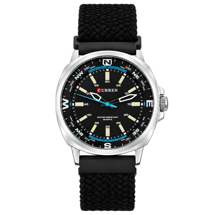 Чоловічий годинник Curren Aqua Comfort Black - зображення 1