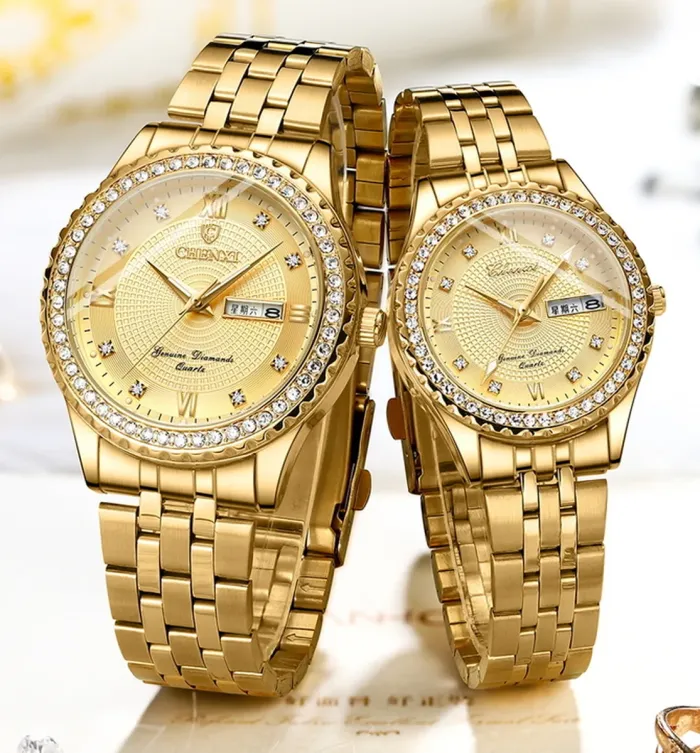 Жіночий годинник Baosaili Golden Love - зображення 3