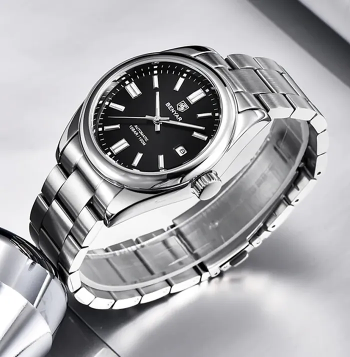 Чоловічі годинники Benyar Automatic 10 BAR - зображення 3