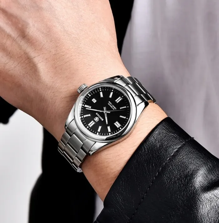 Чоловічі годинники Benyar Automatic 10 BAR - зображення 9