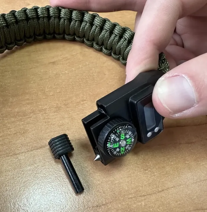 Чоловічий спортивний тактичний з компасом годинник Besta Band з компасом 6 в 1 - зображення 9