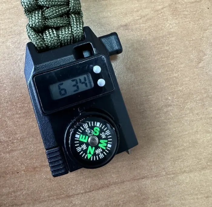 Чоловічий спортивний тактичний з компасом годинник Besta Band з компасом 6 в 1 - зображення 10