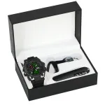 Чоловічий водостійкий спортивний тактичний годинник Besta Box Tattoo ЗСУ Set подарунковий набір, з компасом