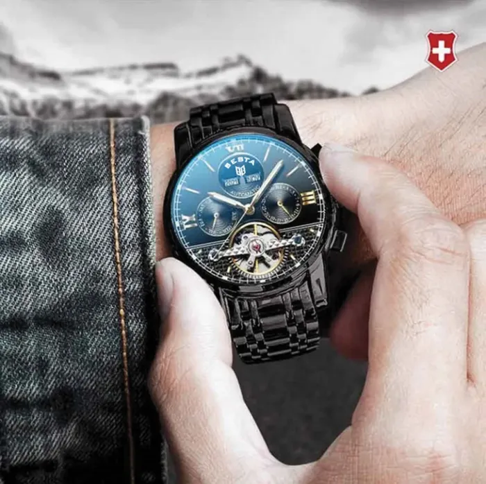 Чоловічий механічний годинник Besta Classic - зображення 4