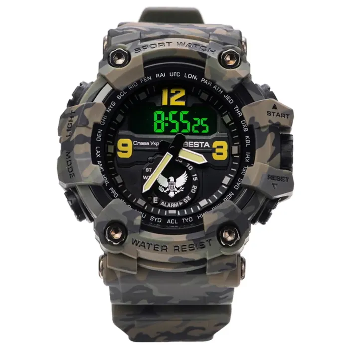 Чоловічий водостійкий спортивний тактичний годинник Besta Eagle - зображення 1