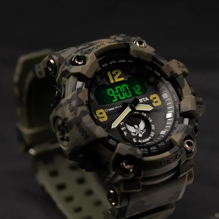 Чоловічий водостійкий спортивний тактичний годинник Besta Eagle - зображення 5