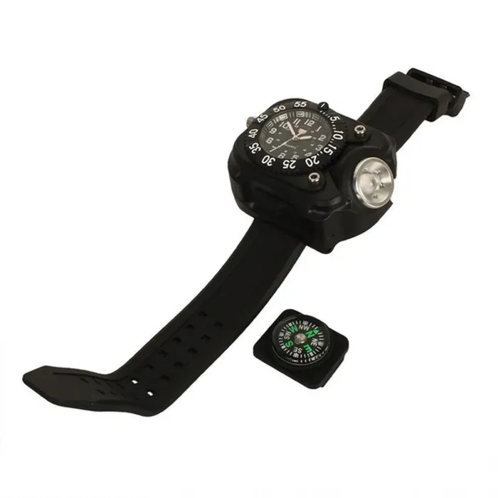 Чоловічий спортивний з компасом годинник Besta FlashLight із компасом - зображення 6