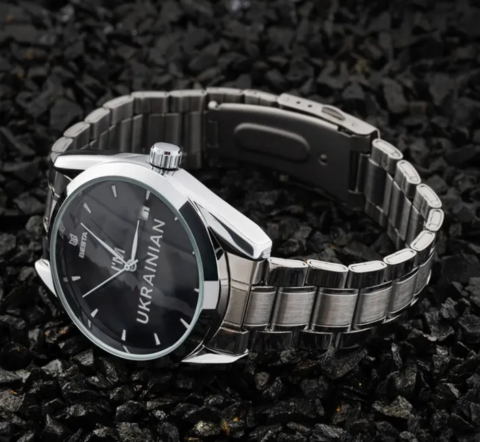 Чоловічий механічний годинник Besta I am Ukrainian - зображення 11