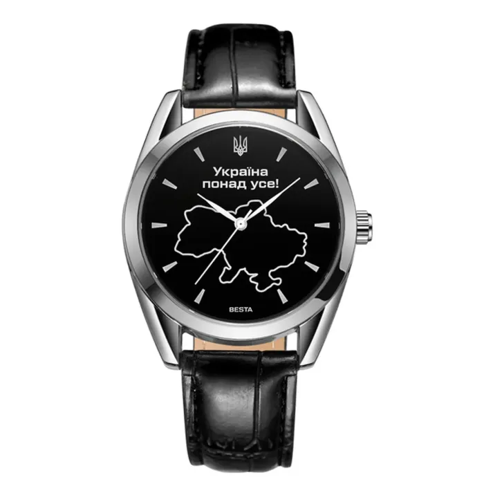 Чоловічий механічний годинник Besta Kraina Leather - зображення 2