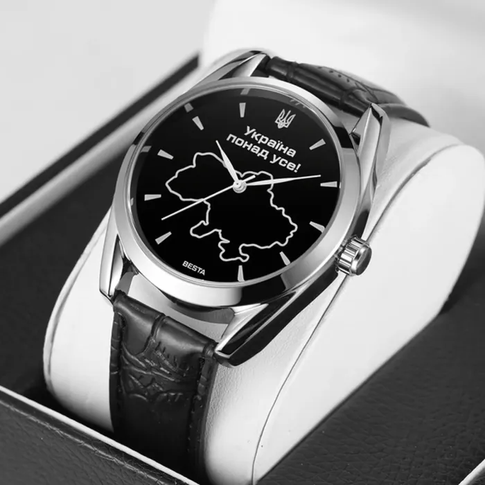 Чоловічий механічний годинник Besta Kraina Leather - зображення 4