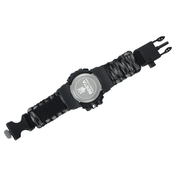 Чоловічий водостійкий спортивний тактичний з компасом годинник Besta Life Pro Grey з компасом - зображення 6