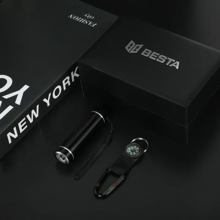 Скриньки і коробочки Подарунковий набір з компасом та ліхтариком Besta Light - зображення 3