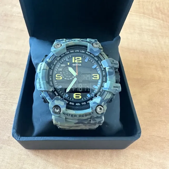 Чоловічий спортивний водостійкий тактичний годинник Besta Lion - зображення 2