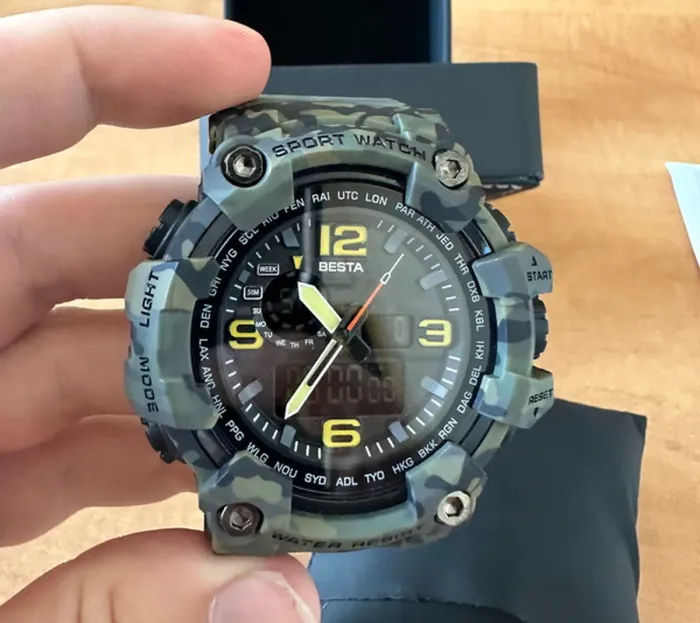 Чоловічий спортивний водостійкий тактичний годинник Besta Lion - зображення 3