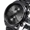 Чоловічий годинник Besta Mars Premium Leather Black, 2 ремінці