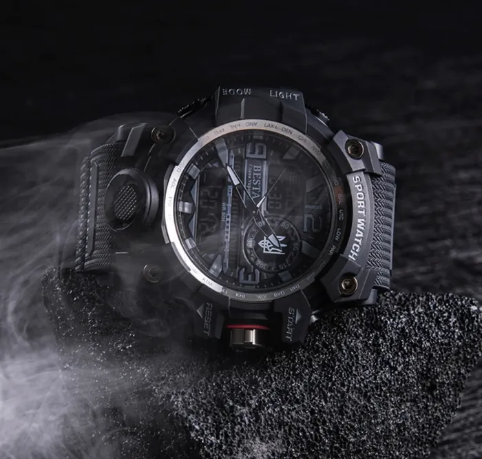 Чоловічий водостійкий спортивний тактичний годинник Besta National Hero - зображення 3