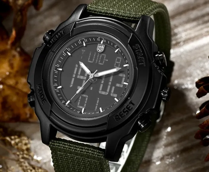 Чоловічий водостійкий спортивний тактичний годинник Besta Palladium 5BAR - зображення 8