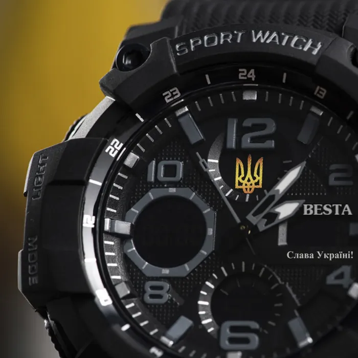 Чоловічий водостійкий спортивний тактичний годинник Besta Peremoga - зображення 4