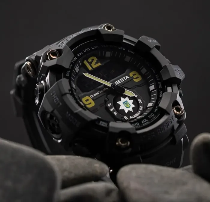 Чоловічий водостійкий спортивний тактичний годинник Besta Police - зображення 2
