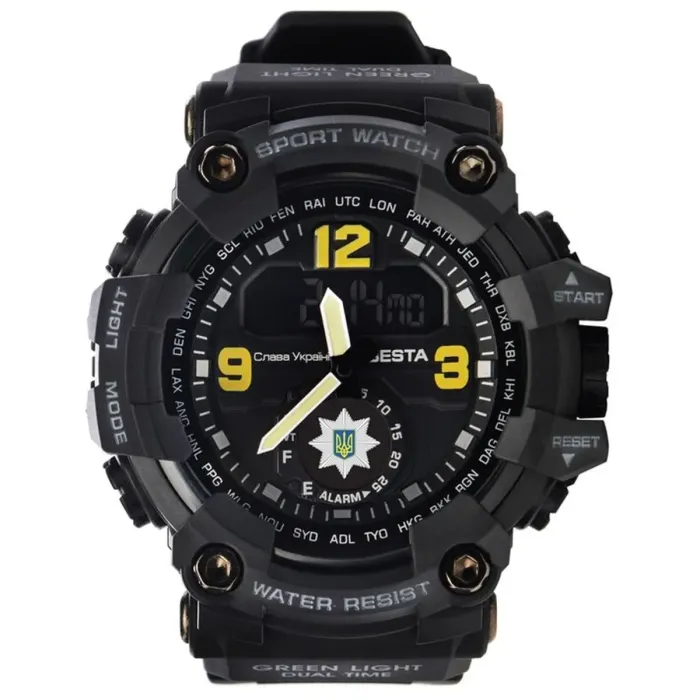 Чоловічий водостійкий спортивний тактичний годинник Besta Police - зображення 6