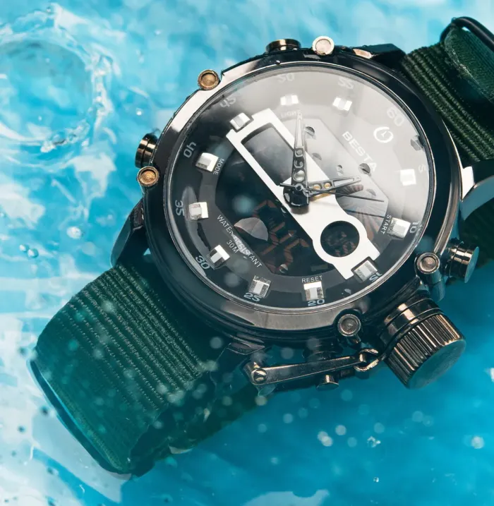 Чоловічий спортивний тактичний годинник Besta Prof Green - зображення 5
