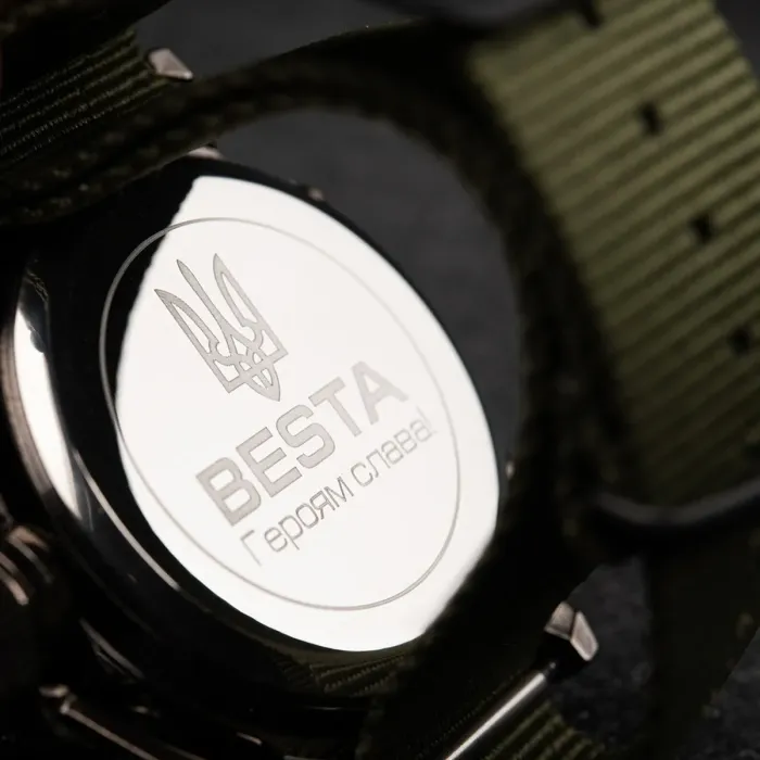 Чоловічий спортивний тактичний годинник Besta Prof Green - зображення 9