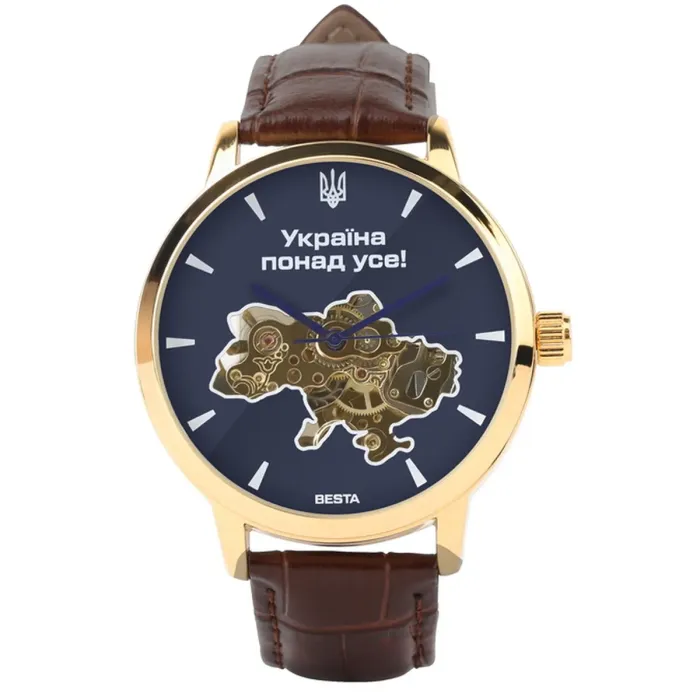 Чоловічий механічний годинник Besta Skeleton UA - зображення 2