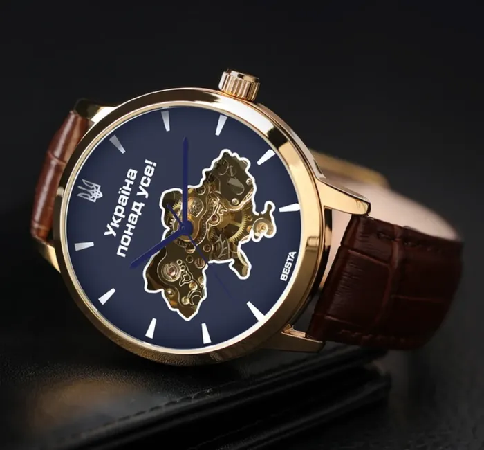 Чоловічий механічний годинник Besta Skeleton UA - зображення 3