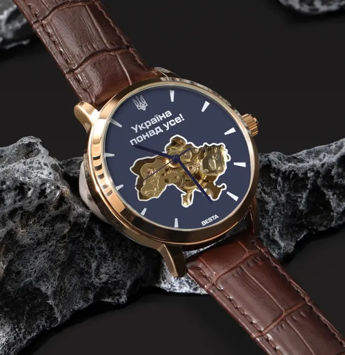 Чоловічий механічний годинник Besta Skeleton UA - зображення 4