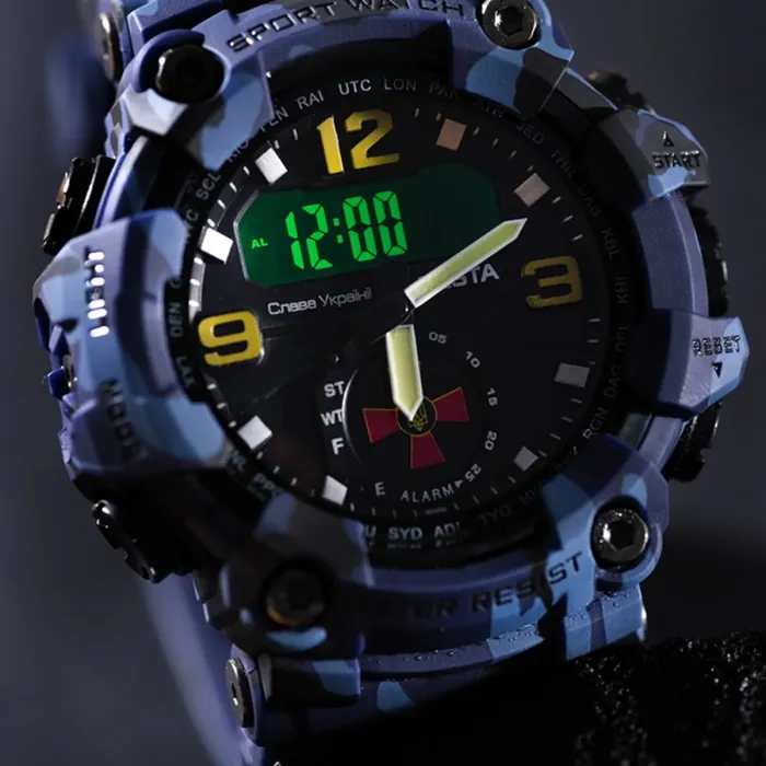 Чоловічий водостійкий спортивний тактичний годинник Besta Sea Storm - зображення 4