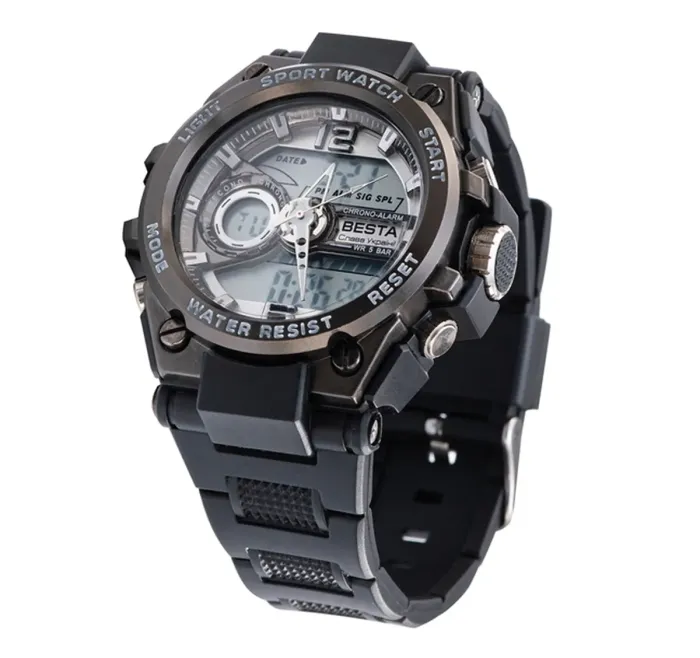 Чоловічий водостійкий спортивний тактичний годинник Besta Sport - зображення 9