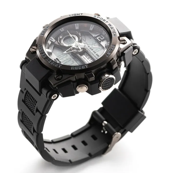 Чоловічий водостійкий спортивний тактичний годинник Besta Sport - зображення 10