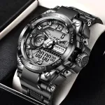 Чоловічий водостійкий спортивний тактичний годинник Besta Sport