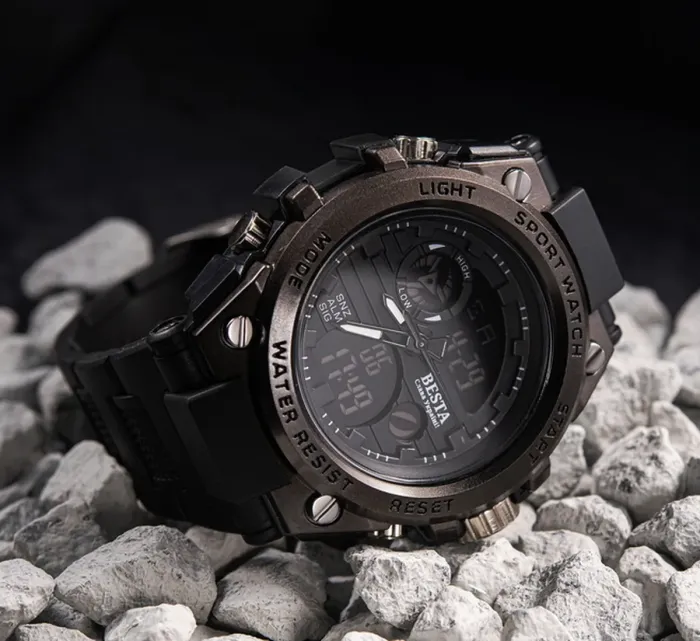 Чоловічий водостійкий спортивний тактичний годинник Besta Tattoo - зображення 3