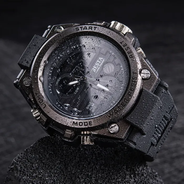 Чоловічий водостійкий спортивний тактичний годинник Besta Tattoo - зображення 4